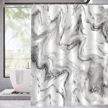 Black, 72 W x 72 L Shower Curtain Bath Abstract Design Fabric Decorations Bathroom Decor Sets with Hooks Black, 72 W x 72 L Shower Curtain Bath Abstract Design Fabric Decorations Bathroom Decor Sets with Hooks